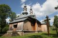 Zabytkowa, drewniana cerkiew w stylu wschodnio-łemkowskim w Turzańsku (fot. Sebastian R. Bielak)